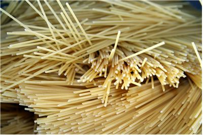 Pasta Spaghetti Before Boiling